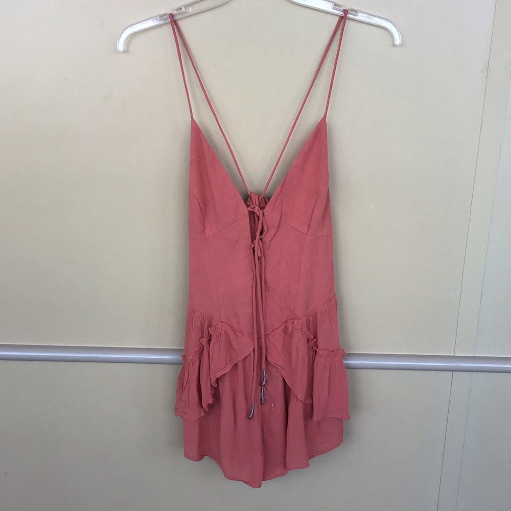 Brand New Coral Free People romper size M